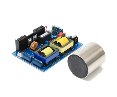 One-way shaft ultrasonic anti-algae system